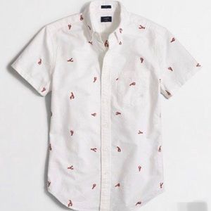 J. Crew Lobster Oxford Polo -Large- Offers Welcome